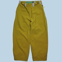 Image 1 of MUSTARD EXTRA-BAGGY TECH LIZARD PANTS