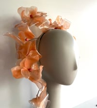 Image 4 of Soft peach flower headpiece 
