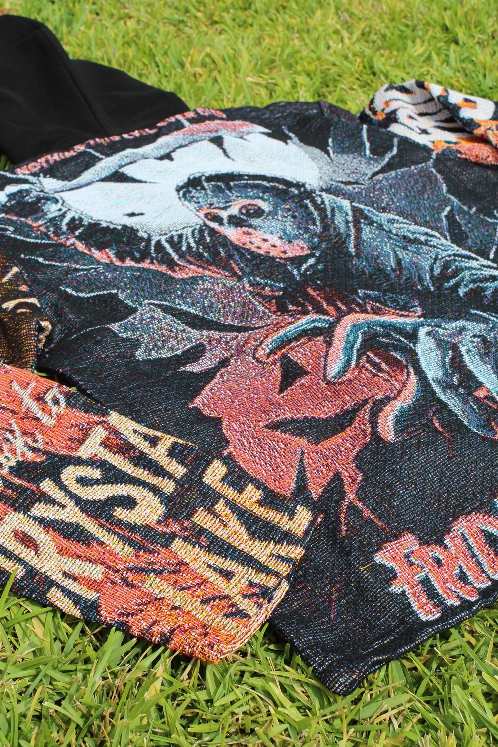 “FRIDAY THE 13TH” TAPESTRY HOODIE 🔪🩸