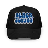 Image 1 of BLACK JOY 365 TRUCKER HAT - ROYAL BLUE