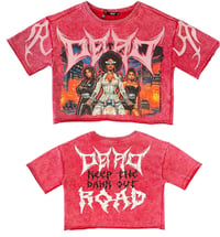 Women Graphic Crop Shirt 