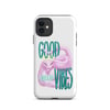 Tough iPhone case - Good Vibes w/ Snake