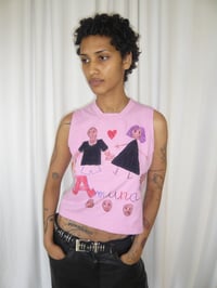 Image 1 of « MY LOVER » PINK CUSTOM TANK TOP 💕💝