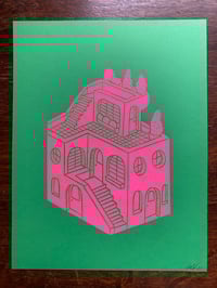 Image 6 of 'I'd Live There I' blockprints