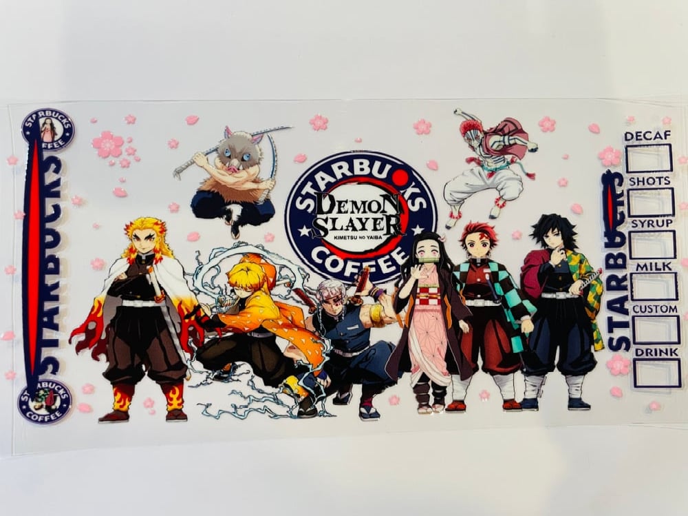 Image of Demon Slayer and Starbucks
