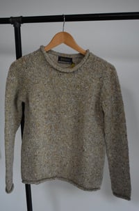 Image 7 of Roll Neck Donegal Fleck Sweater - Made in Ireland