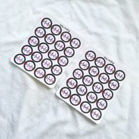 Image 1 of Kaonashi face emote stickers