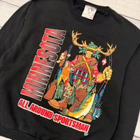 Image 2 of Vintage Minnesota Sportsman Crewneck - L