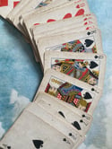 Jeu de 52 cartes anglais, vintage 