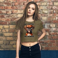 Image 1 of No Coffee Women’s Crop Tee