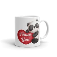 Image 1 of I love You Panda mug