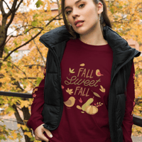 Image 1 of Women's Long Sleeve Tee (Sweet Fall)