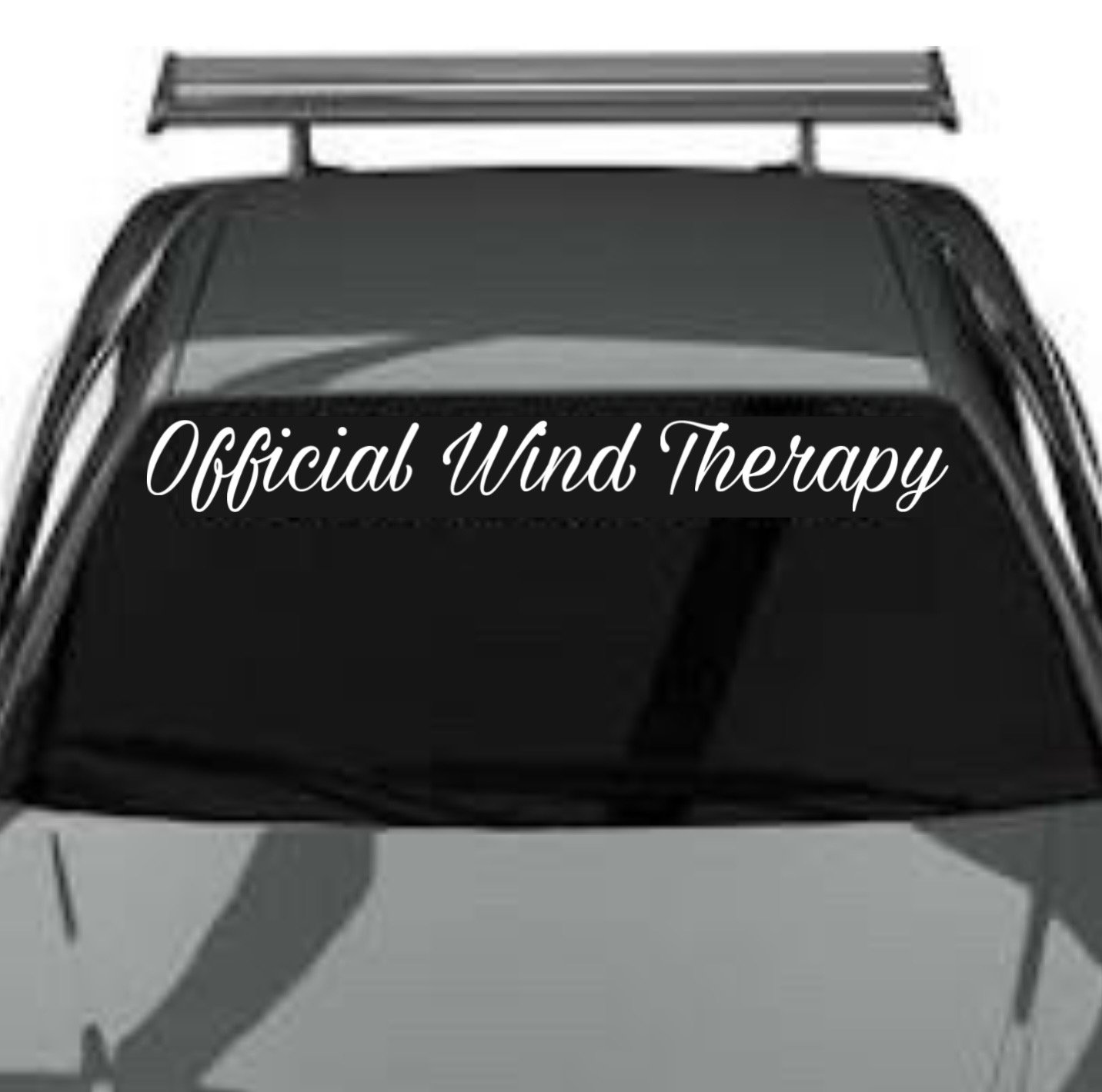 Windshield Banner Official Wind Therapy
