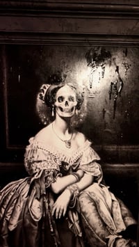 Image 5 of ‘ANGEL OF DEATH’ 48 x 36” - [ Unique Print - { 1/1 } ] Hand Embellished Museum Archival Print