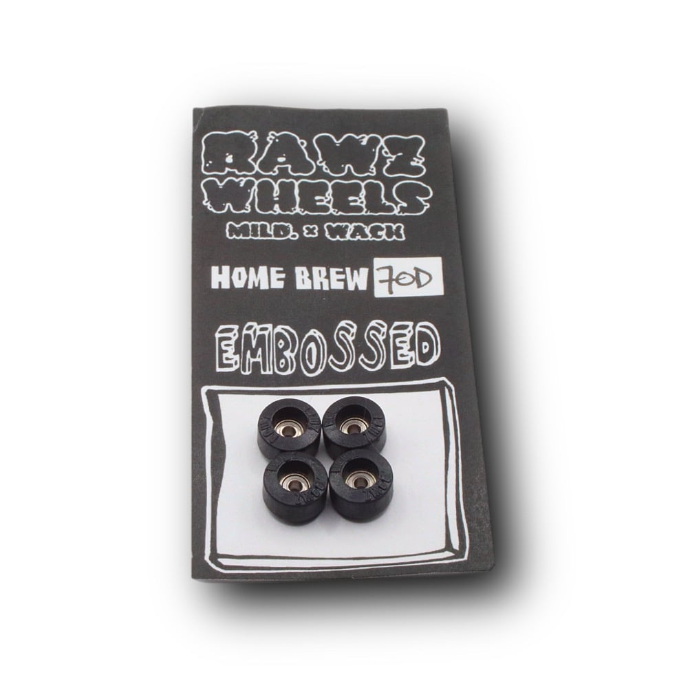 Image of RAWZ EMBOSSED (BLACK)