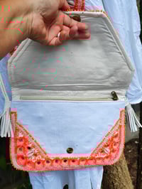 Image 6 of Cotton Neon Set-  tunic and bag- one off 