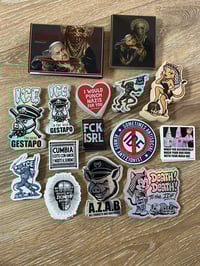 Image 2 of #zionismisterrorism -stickers pack-
