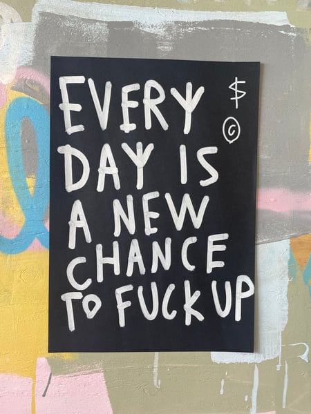 Image of Everyday is a new chance…
