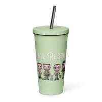 Image 7 of The Animal Rescue Squad Insulated tumbler with a straw