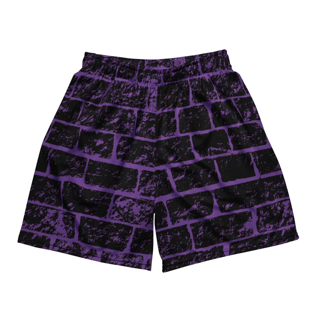 Brick mesh shorts