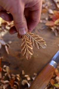 Image 6 of Oak Leaf  Earrings 