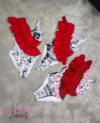 Image 2 of Red DnG Ruffle Costume