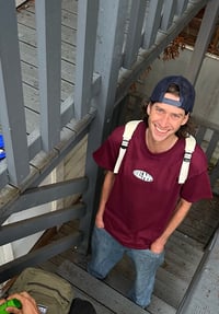 Image 2 of Oval Tee (Maroon)