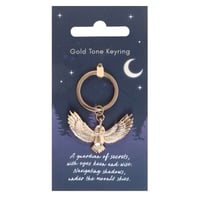Image 2 of Night Owl Metal Keyring