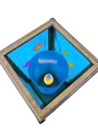 Image 3 of Square Fish Tank Table Lamp