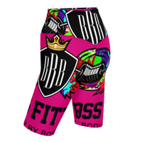 Image 2 of BOSSFITTED Neon Pink Biker Shorts