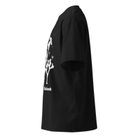 Image 2 of Original "Outta This World" Tee - Unisex organic oversized high neck t-shirt