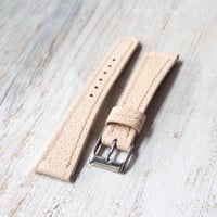 Image 1 of Natural Pigskin Strap In 40’s Style