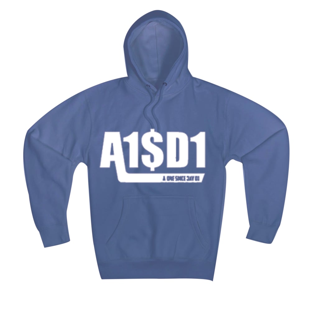 Image of A1$D1 HOODIE (ROYAL BLUE X WHITE) 