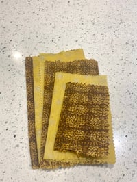 Image 1 of beeswax food wraps