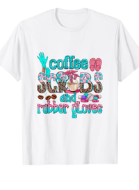 COFFEE  SCRUBS AND  RUBBER GLOVES 