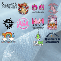 Support And Awareness Mystery Dyes