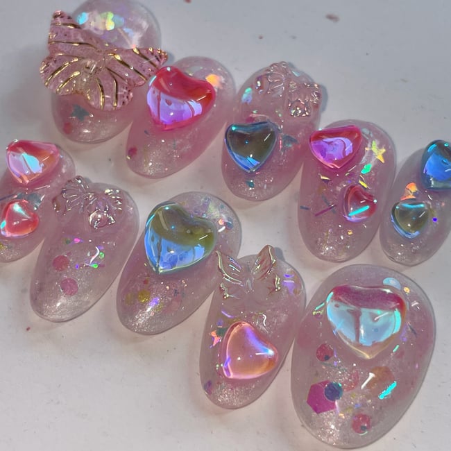 "Faerie Dust" Short Round, 24pcs