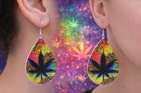 Leaf Teardrop Earrings 