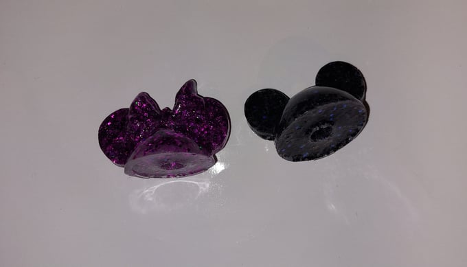 Image of Mouse Straw Toppers with or without bow or choose both save money $