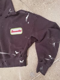 Image 2 of MECHANIC CROPPED LOGO HOODIE