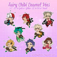 [PRE-ORDER] BNHA Fairy Chibi Pins