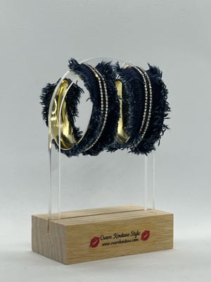 Image of Crave Denim Hoops
