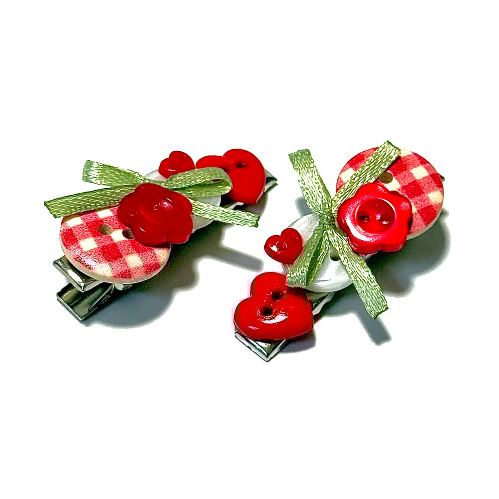 Image of Gingham Picnic Clips
