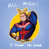 All Might Inspired Acrylic Charm
