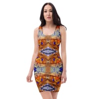 Image 1 of Mind Mask Bodycon Dress