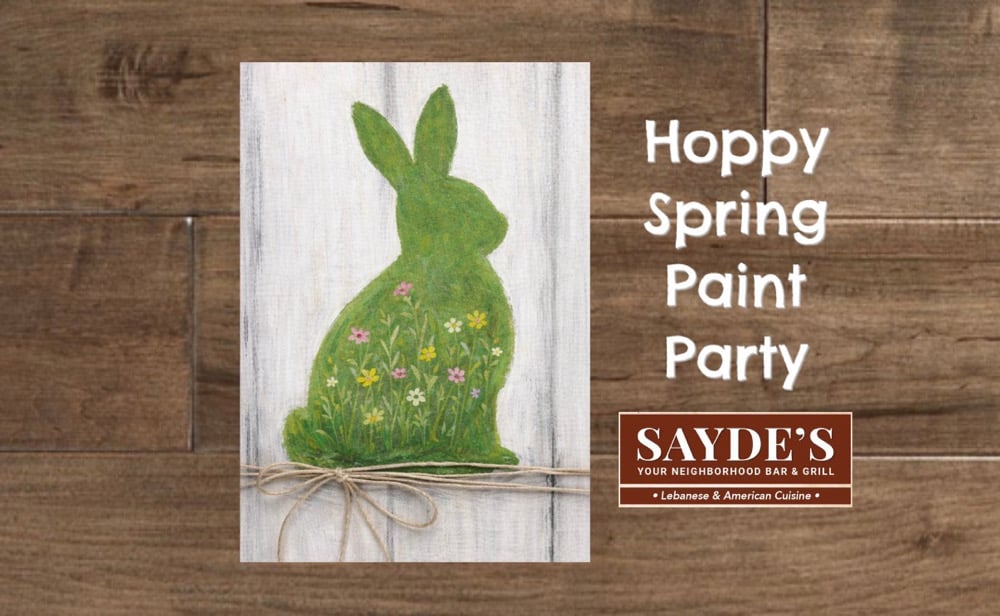 Image of Hoppy Spring Paint Party 3/25 Sayde’s Bar and Grill Salem, NH