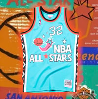 Image 4 of 💎ViNTaGe💎 1996-97 Shaquille O'Neal All-Star East Swingman SeT 🎽🩳