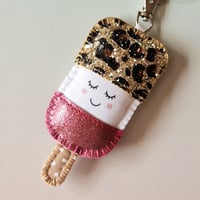 Image 3 of Scraps Collection: Leopard Print Keyrings