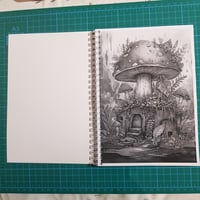 Image 2 of  Mushroom House Notebook spiral 
