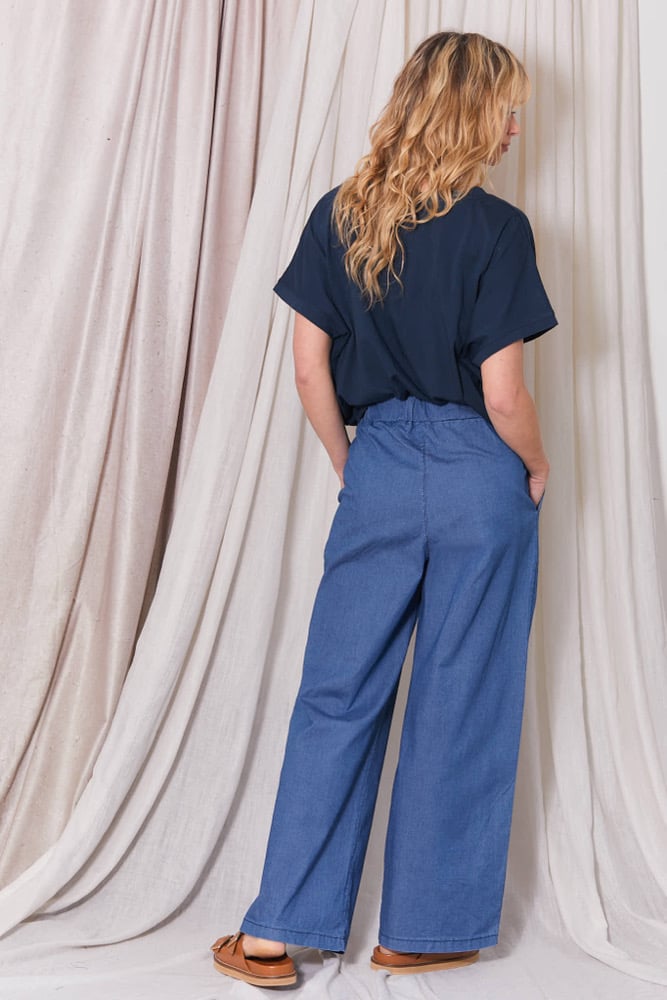 Image of Pantalon Mimi  Bleu Denim Stone T.U. de T42 à T46